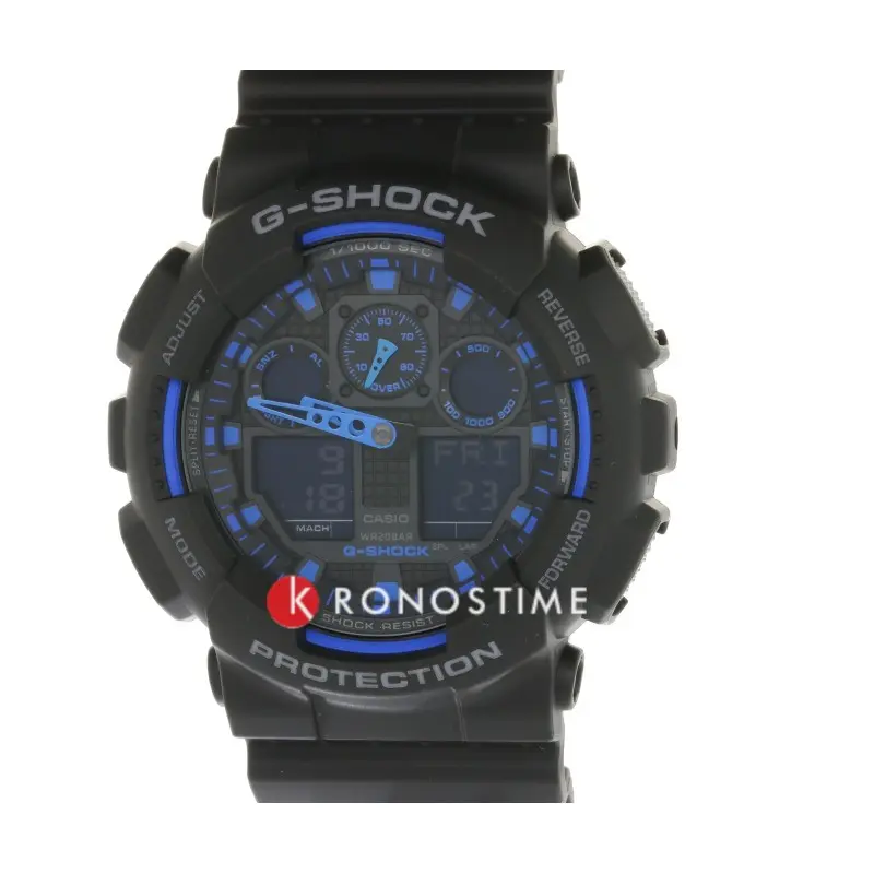 Фотография часов Casio G-Shock GA-100-1A2NDR (GA-100-1A2DR)_1